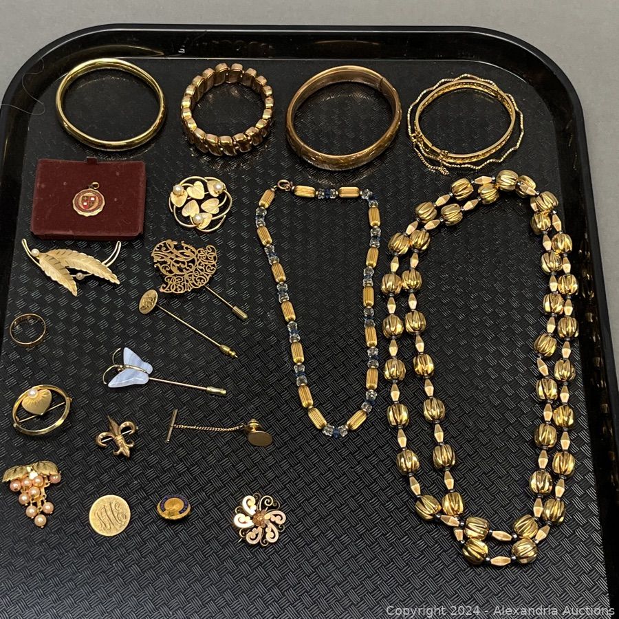 Gold deals Filled Vintage Jewelry Lot